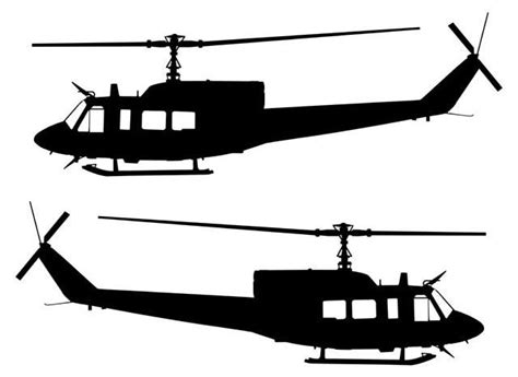 Huey Helicopter Silhouette | Free download on ClipArtMag