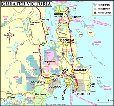 Map of Greater Victoria – Vancouver Island News, Events, Travel ...