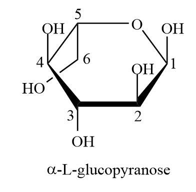 Draw the Haworth projection of alpha-L-glucopyranose, alpha-D- tagatopyranose and Beta-D ...