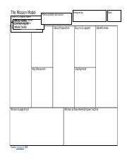 The Mission Model Canvas template.docx - The Mission Model Team or Company Name: Canvas Team or ...