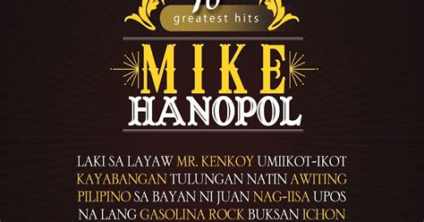 MIKE HANOPOL - 18 Greatest Hits Mike Hanopol - 2010 ALBUM