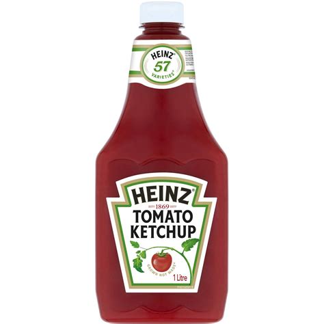 Heinz Heinz Ketchup Sauces Tomato Sauce 1l | Woolworths