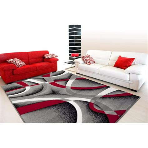 Persian Rugs 2305 Gray Modern Abstract Area Rug 10x13 - Walmart.com ...