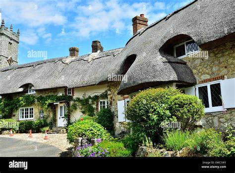 Godshill Isle of Wight Stock Photo - Alamy