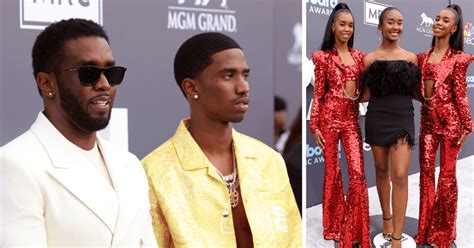 Who are P Diddy's children? Four of rapper's SIX children walk the Billboard Music Awards red ...