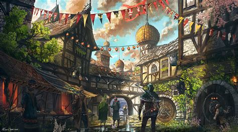 Medieval Buildings And Towns For Concept Art Inspiration