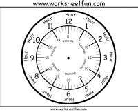 Time – Printable Clock Face – 4 Worksheets / FREE Printable Worksheets ...