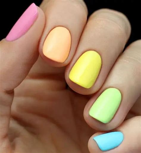 50+ Cool Colorful Rainbow Nail Designs You Won’t Miss » EcstasyCoffee