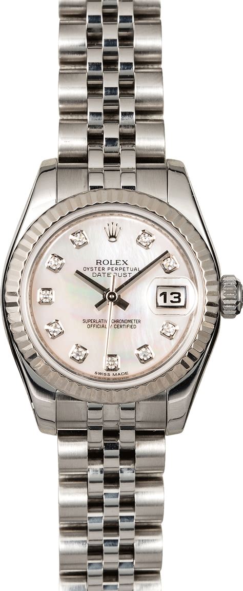 Rolex Ladies Datejust 179174 MOP Diamond