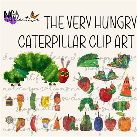 Eric Carle Hungry Caterpillar Clipart Free