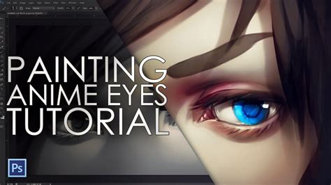 How to paint anime eyes - digital painting tutorial - YouTube