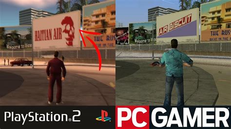 GTA Vice City - Diferencias entre las versiones de PS2 y PC - YouTube