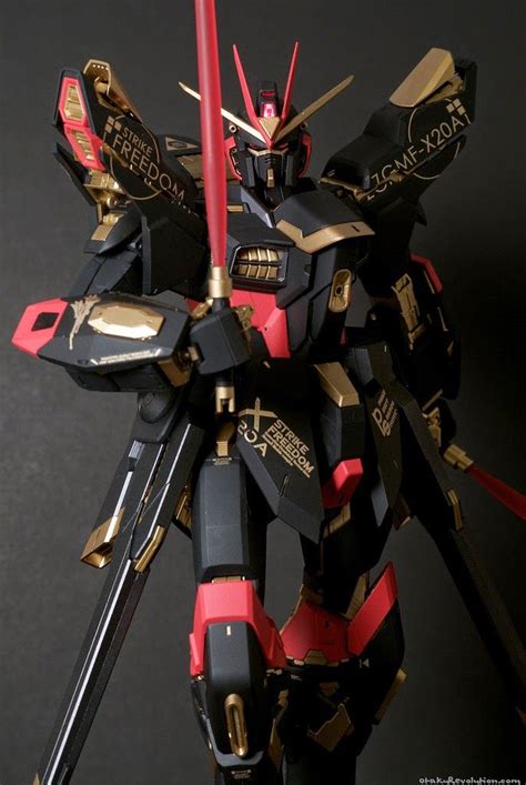 Custom Build: PG 1/60 Strike Freedom Gundam "Black Color scheme" - Gundam Kits Collection News ...