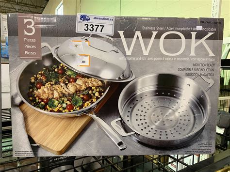 STAINLESS STEEL WOK SET - Able Auctions