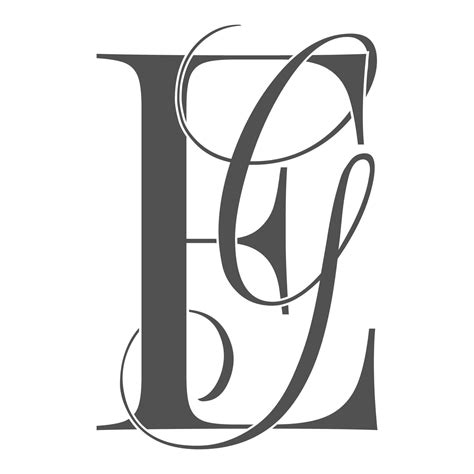 eg ,ge, monogram logo. Calligraphic signature icon. Wedding Logo ...