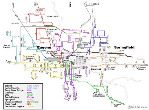 Lane County Transit Bus Network (Source: Lane Transit District) | Download Scientific Diagram