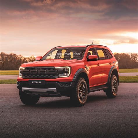 Ranger-Based 2023 Ford Everest Imagined With Raptor Styling Cues - autoevolution