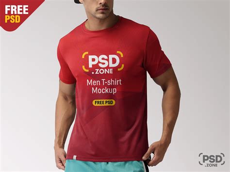 Free T-Shirt Mockup PSD Template – Download PSD