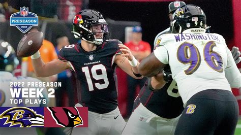 Arizona Cardinals Top Plays vs. Baltimore Ravens | 2022 Preseason Week ...