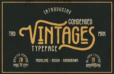 Vintages Typeface - Free Fonts