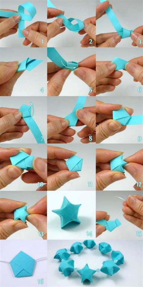 how to make origami paper stars - PravinDegan