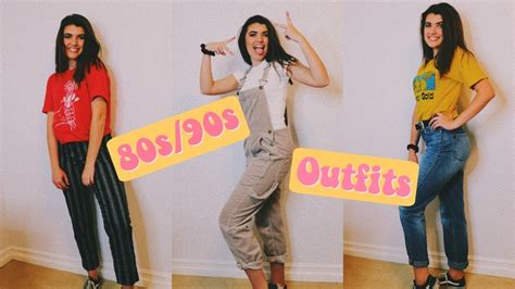 80s/90s outfits - YouTube