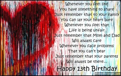 Happy Birthday to My 13 Year Old Daughter Quotes 13th Birthday Wishes ...