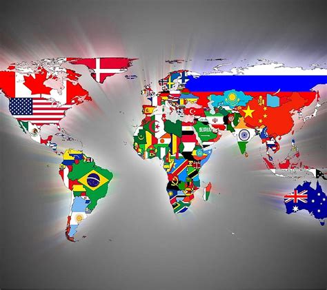 Flags world map, flags, map, world, HD wallpaper | Peakpx