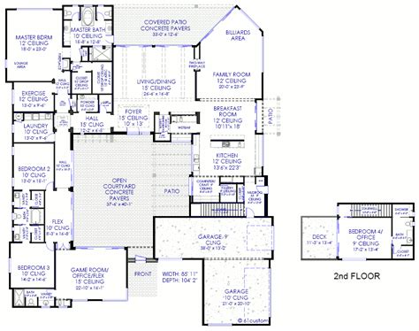 Center Courtyard House Plans | HomeDesignPictures