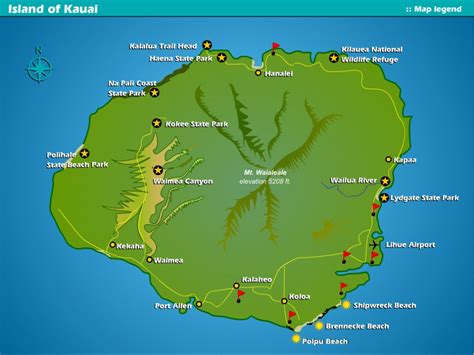 Map Of Poipu Kauai - Sayre Courtnay