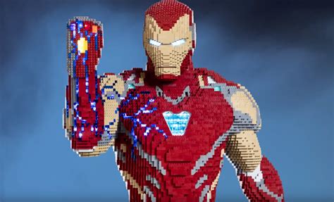 This Avengers: Endgame 35,000 piece LEGO Iron Man statue is incredible