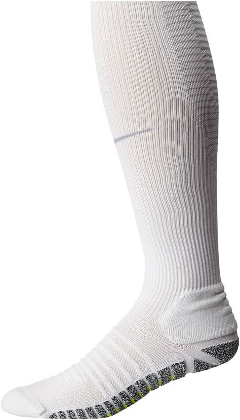 Amazon.com: Nike Soccer White Grip Striker Cushioned Over the Calf Socks (Women's 5.5-7 ...