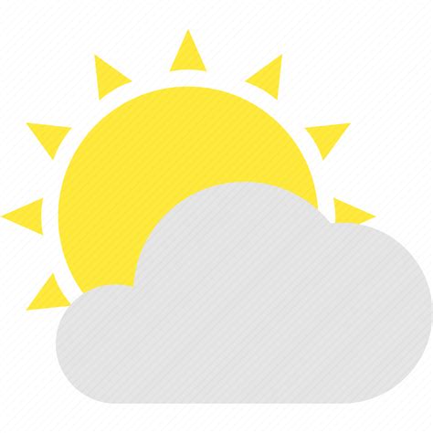 Cloud, cloudy, partly, sun, weather icon - Download on Iconfinder