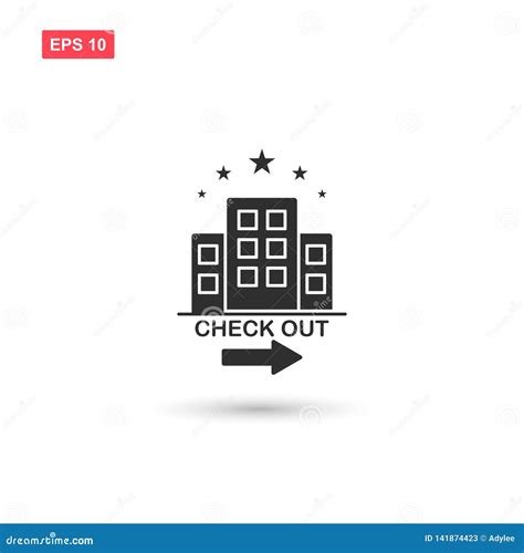 Hotel Check Out Vector Isolated 2 Stock Vector - Illustration of ...