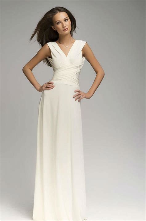 Bridesmaid Dress Infinity Ivory Dress Floor Length Wrap Convertible Dress Wedding. #2433687 ...