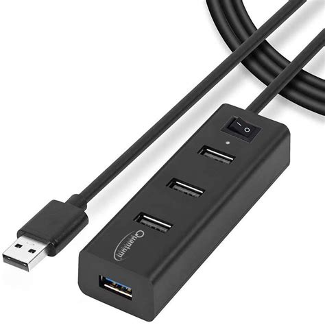 Quantum QHM6660 4 Port Hi-Speed USB Hub With Power Switch | Tech Earn Tips