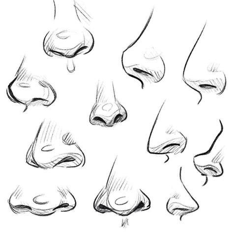 How To Draw Sketch Nose | Sketch Drawing Idea