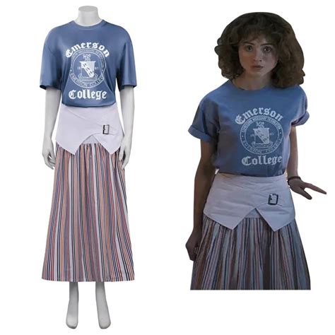 Stranger Things Season 4 (2022) Nancy Wheeler Cosplay Costume Outfits ...