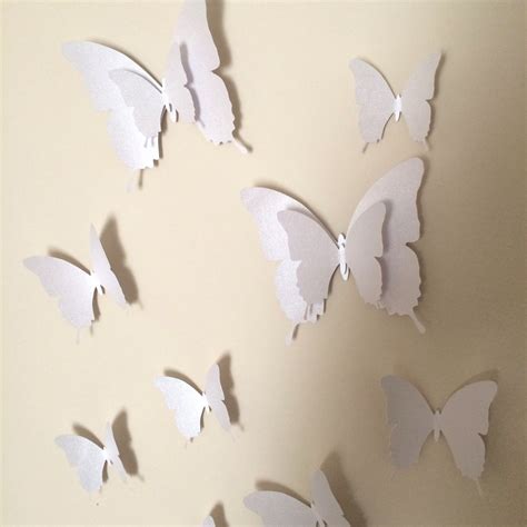 3D Wall Butterflies Nursery Decor Wall Art Set of 40