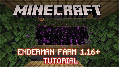 Enderman Farm Tutorial Minecraft