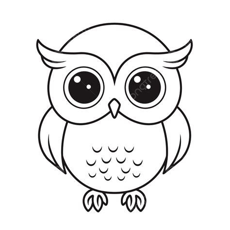 Owl Eyes Clipart Outline