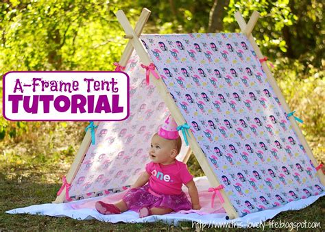 This Lovely Life: A-Frame Tent Tutorial