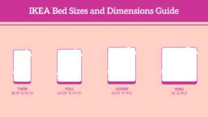 IKEA Bed Sizes and Dimensions Guide - eachnight