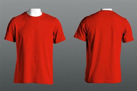 Gallery For > Red Tshirt Front And Back