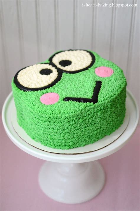 i heart baking!: mint chocolate keroppi cake