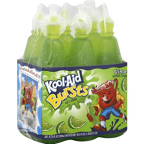 Kool Aid Bursts Soft Drink, Lime | Shop | Edwards Food Giant