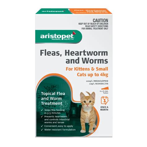 Aristopet Spot-on Treatment for Kittens and Small Cats up to 4kg