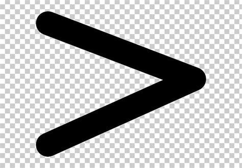 Greater-than Sign Less-than Sign Mathematics Symbol PNG, Clipart, Angle, Arrow, Black And White ...