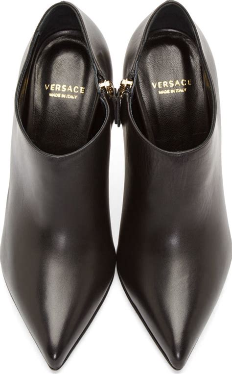 Versace – Black Medusa Stiletto Heels – Shoes Post