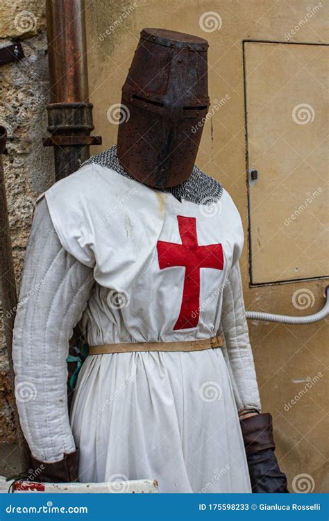 Templar Knight Armor With Cross Symbol Stock Image | CartoonDealer.com ...